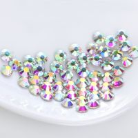 【CW】 SS3-SS30 Color Glass Strass Hot Rhinestones Iron Stones Wedding Decoration Flatback Hotfix