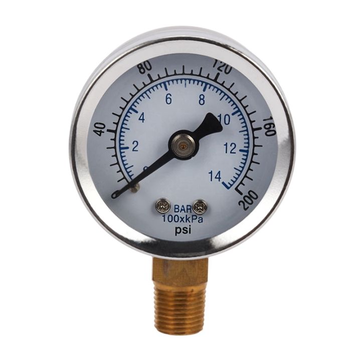 ts-40-14-bar-0-200-psi-0-14-bar-pressure-gauge-1-8-male-npt-pressure-gauge-air-compressor-hydraulic-vacuum-gauge-manometer