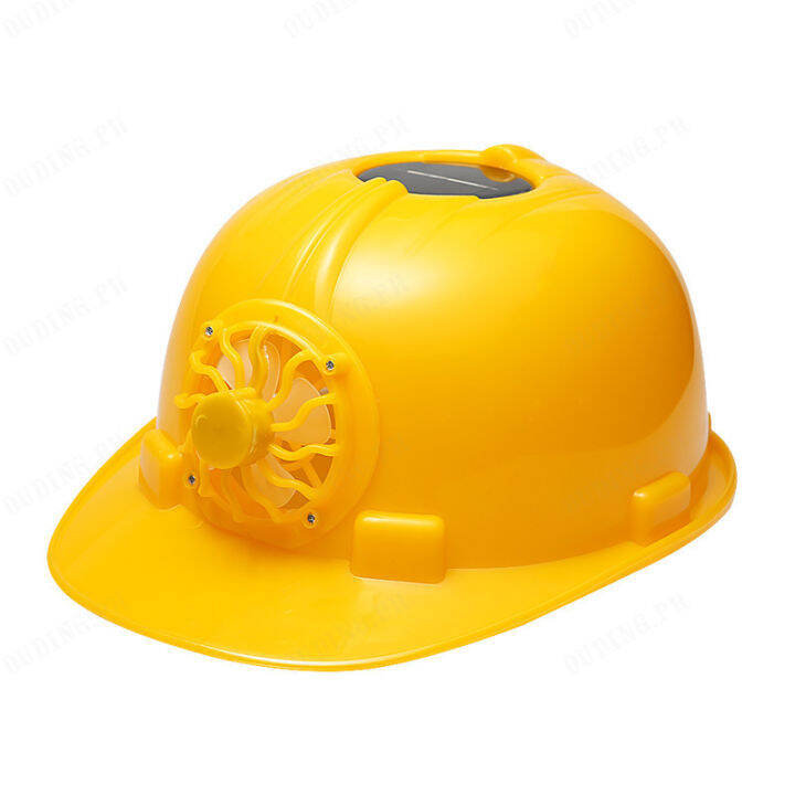 ouding Summer Construction Site Sunscreen Hat Solar Ventilation With ...