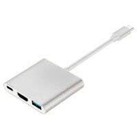 จัดส่งฟรี Type C USB 3.1ไปยัง USB-C 4K อะแดปเตอร์3.0 USB HDMI แบบ3 In 1ศูนย์กลางสำหรับ Macbook ล็อต