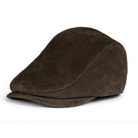 ใหม่ของแท้หนัง windproof Duckbill Berets Man หมวก sheepskin gorras กาแฟป้องกัน casquette หมวกสำหรับชาย DRA Boinah