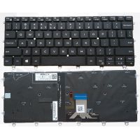 แป้นพิมพ์แล็ปท็อปสหรัฐอเมริกาภาษาอังกฤษสำหรับ P71G DELL XPS 13 9365 0WPCF9 PK131QS1A00