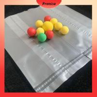 PROMISE 100PCS โปร่งใสโปร่งใส กระเป๋าใส่เหยื่อตกปลาคาร์พ ฟิล์มนูน PVA ิ ตาข่ายเหยื่อ PVA ของใหม่ ละลายได้อย่างรวดเร็ว อุปกรณ์กระเป๋าตกปลา ปลาคาร์พตกปลา