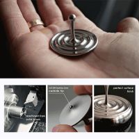 New Water Drop Hand Twisted Gyro Stainless Steel Desktop Spinner Spinning Tops Gift Adults Fingertip Toy Kids Gift