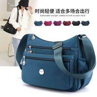 【hot seller】 Oxford cloth messenger bag women 2023 new spring middle-aged womens large-capacity travel one-shoulder nylon all-match