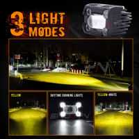 Sinolyn DRL Spotlight Bi ไฟตัดหมอก LED 12V 24V LED ไฟเสริมเลนส์โปรเจคเตอร์สำหรับรถยนต์รถจักรยานยนต์รถบรรทุกสกู๊ตเตอร์ Rfit