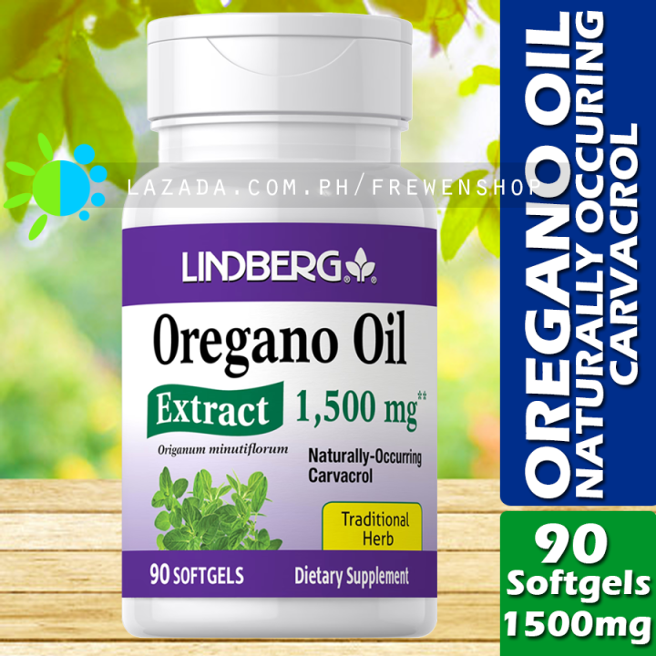 OREGANO OIL EXTRACT 1500mg x 90 Softgels Oil of Oregano Supplement by