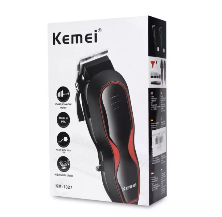 kemei-แบตตาเลี่ยนรุ่นใหม่ล่าสุด-ปัตตาเลี่ยน-ระดับมืออาชีพ-รุ่น-km-1027-สีดำแดง-pt-shop