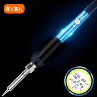 RYRA หัวแร้งขนาดเล็กปรับอุณหภูมิได้หัวแร้งไฟฟ้า Rework Station Mini Handle Heat Pencil Welding Repair Tools