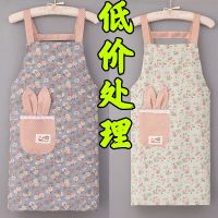 The new apron home female cute western style kitchen cooking breathable canvas han edition wear-resisting princess dress working adults