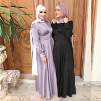 Maxi Dresss ชุดมุสลิม Muslimah Robe ผู้หญิงสวมแฟชั่น Beading MAXI Dress