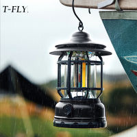 โคมไฟแขวน LED แบบ Led แคมป์ชาร์จไฟได้ T-FLY ไฟเบรกฉุกเฉินสำหรับ Sx5la-llh-my กิจกรรมกลางแจ้งกลางคืน