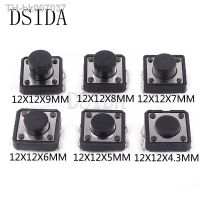 ◆℗❀  10PCS PCB Tactile Tact Mini Push Button Switch DIP 4pin Micro switch 12x12x4.3/5/6/7/8/9 MM 12X12X4.3MM 5MM 6MM 7MM 8MM 9MM