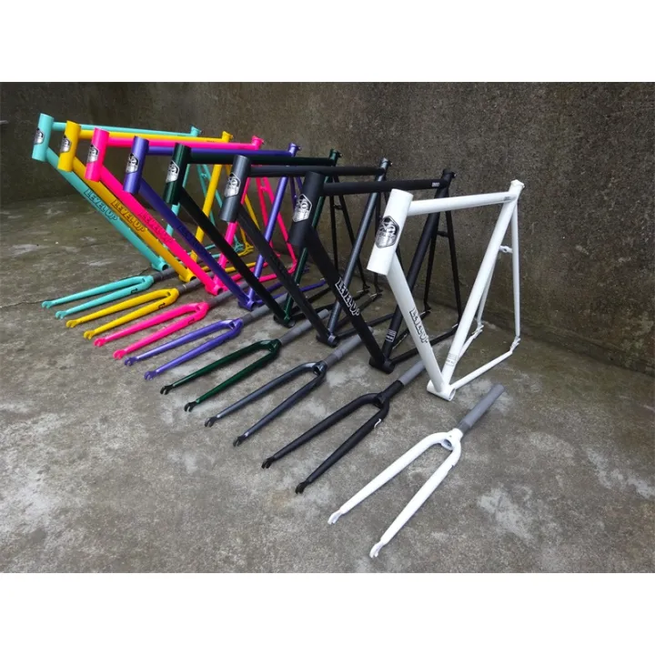 chrome steel bike frame