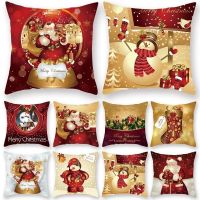 Santa pillowcase Happy New Year 2023 Xmas Gifts 2022 Christmas Decor For Home Merry Christmas Ornament Navidad Natal Xmas Gifts