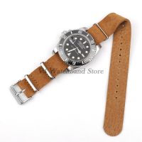 ：》《{ Retro Suede Leather Watch Bracelet 18Mm 20Mm 22Mm 24Mm Steel Buckle Watch Band Replacement Wristband Soft Genuine Leather Strap