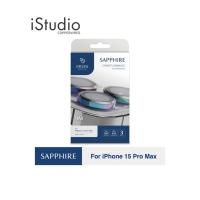 IMOS ฟิล์มกระจกกันรอยเลนส์กล้อง Sapphire PVD Stainless สำหรับ iPhone 15/15 Plus สี Ttitanium l iStudio By Copperwired.