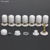 8pcs Door Rollers Home Bottom Top Shower Door Rollers/Runners/Wheels Replacement Single Wheel for Shower Enclosures Cabins