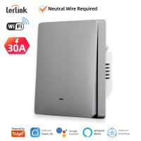 WiFi Built-in 40A Relay Boiler Water Heater Air Conditioner Smart Switch  Works with Tuya Smart Life and Google Home Alexa