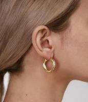 Timeless Wonder Gorgeous Zirconia Geo Swirl Hoops Earrings Women Gothic Boho Designer Jewelry Top Brand Luxury Ins Emo Rare 2267