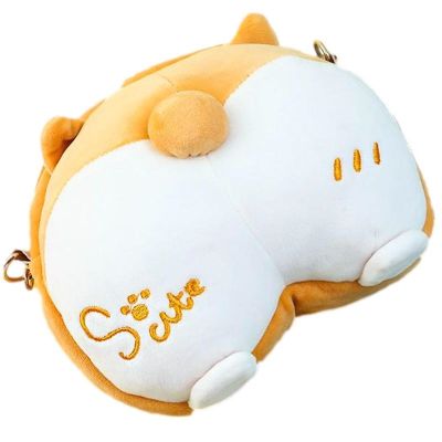 Cute Plush Hot Water Bag PVC Plush Rabbit Hot Water Bottle with Cover and Chain Small Portable Hand Warmer17.5x14cm Random Color