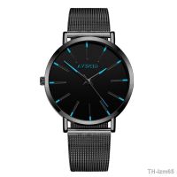 ⌚ Hot metal mesh belt article mens watch a fashion contracted boys hitting scene quartz