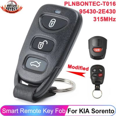 KEYECU 3 + 1 4 Tombol Unkia Sorento 2004 2005 2006 Ki รีโมทคอนโทรล Mobil Yang Ditingkatkan Fob Fob Fob Fob 315Mhz PLNBONTEC-T016 P/n: 95430-2E430