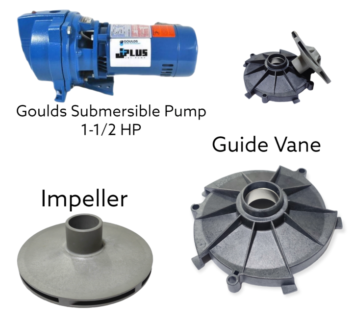 Goulds Submersible Pump J15s 1 12 Hp Impeller And Guide Vane Lazada Ph