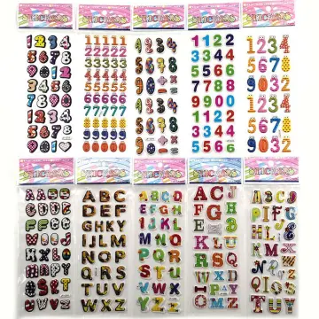 60pcs Cute Alphabet Lore Stickers for Kids Children, Funny Cartoon Letter  Educational Stickers for Water Bottles Scrapbook Skateboard Bike Cup