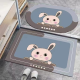 Microfiber Bathroom Mats Comfortable Toilet Floor Mats Popular Bathroom Floor Mats Crystal Velvet Floor Mats Soft Bathroom Carpets