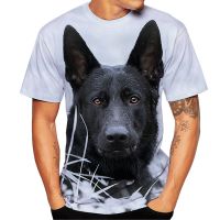 เยอรมันเชพเพิร์ Rottweiler เสื้อยืดสัตว์พิมพ์ 3D สตรีทแวร์ผู้ชายแฟชั่นพลัสขนาดเสื้อเด็กเสื้อยืดเสื้อผ้าด้านบน XS-5XL