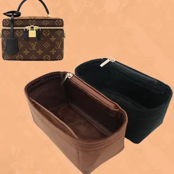 EverToner For LV VANITY Felt Insert Bag Organizer Luxury Womens Makeup Box  Comestic Iner Pouch Storage Bags Handbag Tote Shaper