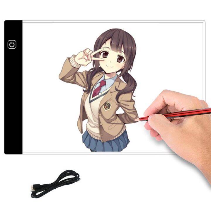 A4 LED Drawing Tablet Digital Graphics Pad 3 Level Dimmable Led Light