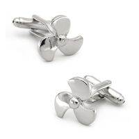 Propeller Cuff Links For Men Seaman Design Quality Brass Material Silver Color Cufflinks Wholesale amp;retail