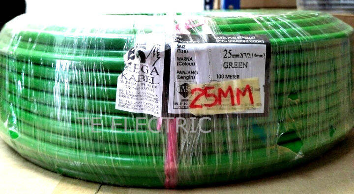 Mega Kabel Mm Pvc Cable Black Green Mega Mm Pvc Insulated Cable