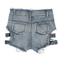 Blue y Club Micro Mini High Waist Short Jeans For Women