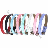 【HOT】№ Real Leather Charms Jewelry Making 1pc 8mm 10mm Wristband Men Collar Accessories