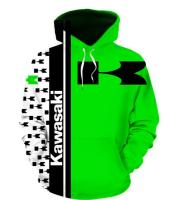 （ALL IN STOCK XZX）  Kawasaki 3D All Over Printed Custom Name T-Shirt Sweatshirt Hoodie Bombe 04  (Free customized name logo for private chat, can be changed with or without zipper)