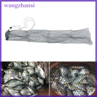 Wangzhansi เครือข่ายกับดักตกปลาตกข่ายสำหรับตกปลาตาข่ายกระเป๋าปลาแบบพับได้ตาข่ายตกปลาขนาดเล็ก