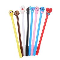 40 Pce Cartoon Dog Stationery Pen Gel Ink Gift Student Office Supplies Pen Kawaii Test Cute Kawaii Pen Stationery Animal Pen