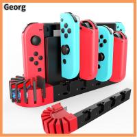 GEORG 9สล็อตเกม ที่วางแป้นเกม ชั้นเก็บของ แท่นชาร์จคอนโทรลเลอร์ สำหรับ NS joycons สำหรับ Nintendo SWITCH แท่นชาร์จ