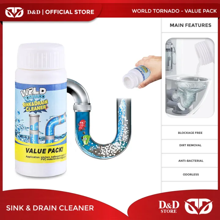 D&D World Tornado Sink and Drain Cleaner Value Pack Lazada PH