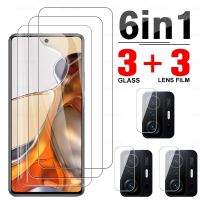 6in1 Tempered Glass Case For Xiaomi 11T Pro 11 Lite 11i Camera Lens Protective Film For Xiomi 10T Pro 10 10T Lite Screen Glass