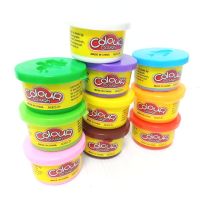 Toys Colour Dough แป้งโดว์ 10 กระปุก คละสี ชุดแป้งโดว์ ของเล่นแป้งโดว์ แป้งปั้น แป้งโด ดินน้ำมันและแป้งปั้น หลากสี - Toys Store