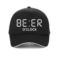 100% cotton funny BEER OCLOCK print baseball cap cool summer funny Men women hip-hop cap adjustable Leisure snapback bone