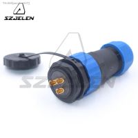 ♈ SD28TP-ZM 28mm 3pin Waterproof Aviation Plug Socket Cable Connector IP67Outdoor Wire Connector Male Female 3pin