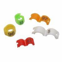 100pcs Customized 2.7mm 3mm 4mm 4.5mm 5mm R16U plastic ring 6 colors are available bird ring