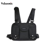 Vebanmix 2020 fashion chest rig waist bag hip hop streetwear functional tactical chest bag cross shoulder bags bolso Kanye West