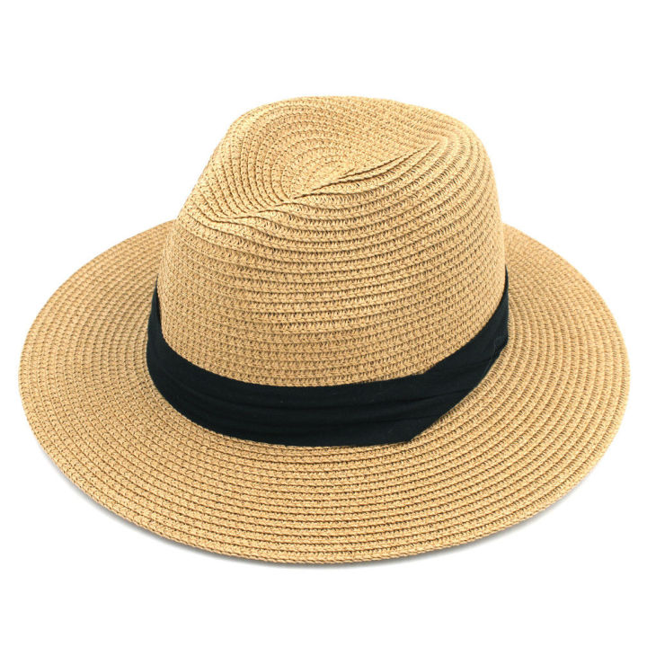 หมวกสาน panama hat พับได้ เกรดอย่างดี พร้อมจัดส่ง