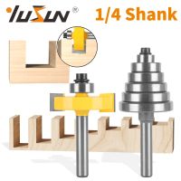 【DT】hot！ YUSUN  T Type Sloting Bit Rabbeting With 6 Sets Router Woodworking Milling Cutter Wood Face Mill